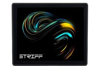 Striff Mpad Mouse Mat 230X190X3Mm Gaming Mouse Pad, Non-Slip Rubber Base, Waterproof Surface, Premium-Textured, Compatible With Laser And Optical Mice(Universe Black)