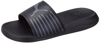 Puma Unisex-Adult Geo Black-Cool Dark Gray Slide Sandal – 7 Uk (39453801)