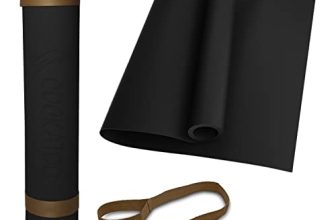 Cockatoo Ym100 Yoga Mat For Women & Men, Anti Slip, Eva Material, (4Mm-6Mm) Exercise Mat For Home Gym |Yoga Mat For Gym Workout And Yoga Exercise (4Mm, Black)