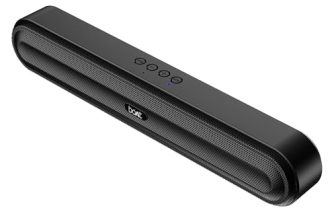 Boat Aavante Bar 490 Bluetooth Soundbar 10W Rms Signature Sound,2.0 Channel,Btv5.1,Dual Full-Range Drivers, Aux, Tf Card, Usb, Upto 7 Hrs Playback,Built-In Mic,Tws Feature(Classic Black)