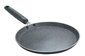 Prestige Omega Deluxe 25Cm Granite Dosa Tawa|Non-Stick With 5 Layers Coating|Dishwasher Safe|Stainfree Interior|Gas & Induction Compatible|2 Years Warrnty