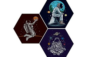 Saf Motivational Uv Textured Self Adeshive 3 Piece Hexagon Home Decorative Gift Item Painting 17 Inch X 17 Inch Sanfhx32322