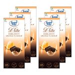 Sugar Free D’Lite Zesty Orange Flavour Dark Chocolate Bar, 40G (Pack Of 6)