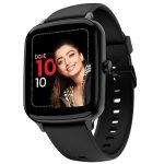 Boat Wave Style Call Smart Watch With Advanced Bt Calling Chip,Diy Watch Face Studio, Coins, 1.69″ Hd Display, Health Ecosystem, Live Cricket Scores, Quick Replies, Hr & Spo2(Active Black)