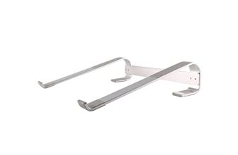 Zebronics-Ns1900 Laptop Stand Featuring Aluminium Alloy Body, Anti-Slip Silicone Rubber Pads, Supports Maximum Of 5Kgs Weight (Silver) Tabletop