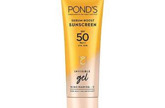 Pond’S Serum Boost Sunscreen Prevent And Fade Dark Patches With The Power Of Spf 50 And Niacinamide-C Serum 100G
