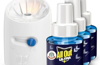 All Out Ultra Liquid Vaporizer, Machine + 3 Refills (45Ml Each) | Kills Dengue, Malaria & Chikungunya Spreading Mosquitoes| India’S Only Mosquito Killer Brand Recommended By Indian Medical Association