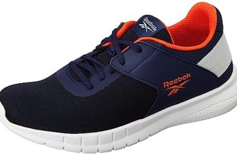 Reebok Men Genesis Runner M Steely Blue/Black/Lgh Solid Grey/Energy Glow 9