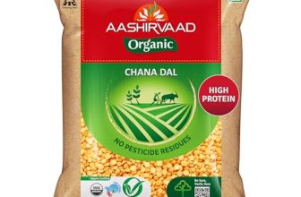 Aashirvaad Organic Chana Dal, 1 Kg, 100% Organic Chana Dal, Rich In Protein