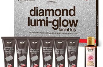 Wow Skin Science Diamond Facial Kit For Polished Skin | Made With Activated Naturals | Salon Like Facial At Home | For Radiant Skin | 85Ml