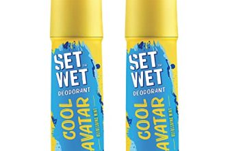 Set Wet Deodorant For Men Cool Avatar Refreshing Mint, 150Ml (Pack Of 2)