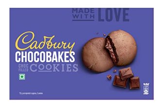 Cadbury Chocobakes Chocfilled Cookies, 300 G