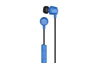 Skullcandy Jib In-Ear Wired Earbuds, Microphone, Works With Bluetooth Devices And Computers -Cobalt Blue