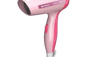 Havells 1200W Powerful Hair Dryer | Overheat Protection | 2 Heat Settings (Hot/Warm) | Heat Balance Technology | Premium Pink | Your Perfect Blow Dry Companion For Effortless Hair Styling | Hd1903