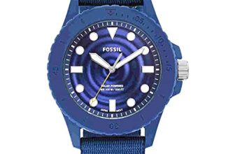 Fossil Fb-01 Analog Blue Dial Men’S Watch-Fs5893 Plastic, Blue Strap