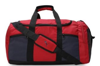 Puma Unisex-Adult Core Duffle Bag, Club Red-Club Navy (9111202)