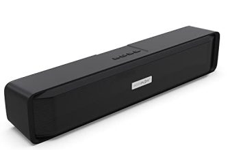 Instaplay Stage100Pro Bluetooth Soundbar Speaker, 16W Output/Bt5.0/Usb/Tf Cardc Type Fast Charging, Powerful Bass, Works With Tv/Computer/Mobile