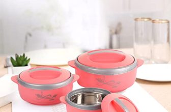 Cello Sapphire | Insulated Inner Steel Casserole | Bpa Free & Food Grade, Serving (500Ml, 1000Ml, 1500Ml) Peach