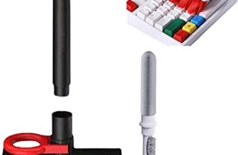 Striff Multi Function Laptop Cleaning Kit/Laptop Cleaner Brush/Keyboard Cleaner/Keyboard Cleaning Kit/Gadget Cleaning Kit Gap Duster Key-Cap Puller For Laptop, Keyboard And Earphones (Black)
