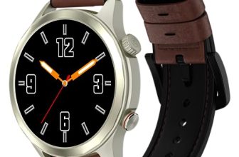 Noise Newly Launched Twist Pro Smartwatch With 1.4″ Hd Display, Bluetooth Calling, Functional Crown, Metallic Build, Productivity Suite, 24/7 Heart Rate And 120 Sports Modes- (Classic Brown)