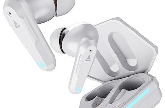 Boat Airdopes 191G True Wireless Earbuds With Enx™ Tech Equipped Quad Mics, Beast™ Mode(Low Latency- 65Ms) For Gaming, 2X6Mm Dual Drivers, 30H Playtime, Ipx5, Iwp™, Appealing Case Leds(White Siberia)