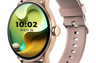 Beatxp Flare Pro 1.39” Hd Display Bluetooth Calling Smart Watch, 100+ Sports Modes, Heart Rate Monitoring, Spo2, Ai Voice Assistant, Ip68 – Champagne Gold