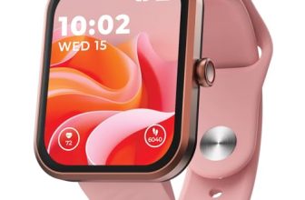 Beatxp Marv Aura 1.83” Hd Display Bluetooth Calling Smart Watch, Metal Body, 240 * 284 Px, 500 Nits, 60 Hz Refresh Rate, 100+ Sports Modes, 24X7 Health Tracking, Ip67 (Rose Gold)