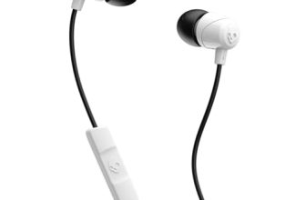 Skullcandy Jib In-Ear Wired Earbuds, Microphone, Works With Bluetooth Devices And Computers -White