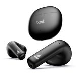 Boat Airdopes Atom 81 In Ear Tws Earbuds With Upto 50H Playtime, Quad Mics Enx Tech, 13Mm Drivers,Super Low Latency(50Ms), Asap Charge, Bt V5.3(Opal Black)