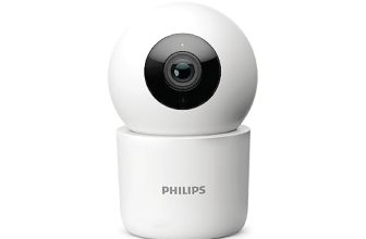 Philips 3Mp Wi-Fi Cctv Hsp3500 Indoor 360° Security Cctv Camera For Home| 2K(1296P) Resolution | Pan, Tilt & Zoom | 2 Way Talk | Motion & Sound Detect | 2 Year Brand Replacement Warranty