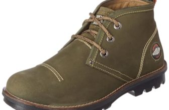 Woodland Men’S Olive Green Leather Boots-8 Uk (42 Eu) (Gb 3970121)