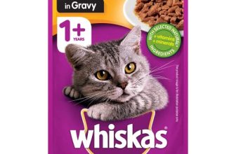 Whiskas Wet Cat Food For Adult Cats (1+Years), Chicken In Gravy Flavour, 85G, 1 Count