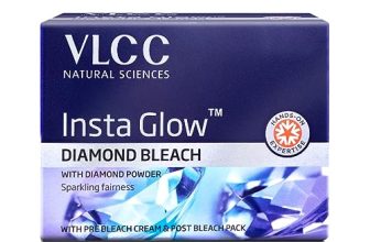 Vlcc Insta Glow Diamond Bleach – 60G | With Diamond Powder For Sparkling Fairness | Skin Brightening Bleach | Minimizes Dark Spots, Reduces Facial Hair Visibility