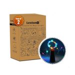 Lexton 20 Led Wine Bottle Cork Lights Copper Wire String Lights (Multicolor, Pack Of 2) (Multicolor Lights)