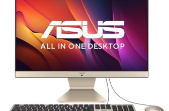 Asus Vivo Aio V222, 4 Core Intel Pentium Silver J5040, 21.5″ (54.61Cm), All-In-One Desktop (8Gb/256Gb Ssd/Win11/1Year Mcafee Security/Wired Keyboard & Mouse Included/Black/4.8 Kg), V222Gak-Ba034W
