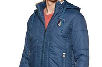 Cazibe Men Jacket (12030Bt_Airforce_L)