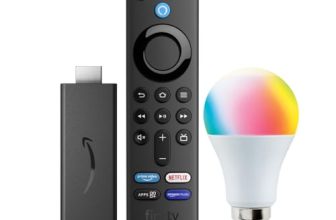 Fire Tv Stick With Wipro 9W Led Smart Bulb Combo