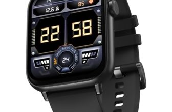 Fire-Boltt Newly Launched Ninja Fit Pro Smartwatch Bluetooth Calling Full Touch 2.0 & 120+ Sports Modes With Ip68, Multi Ui Screen, Over 100 Cloud Based Watch Faces, Built In Games (Black)