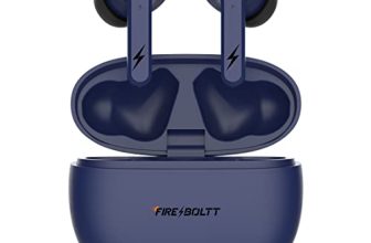 Fireboltt Fire Pods Rigel With Appealing Rgb Lights, Bluetooth 5.3, Mammoth 13Mm Drivers, Dual Mic Enc, 30Db Anc And Gaming Mode (Blue)