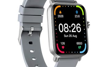 Syska Pluto Sw250 Smart Watch Premium Metal Body, 1.69″ Display, 200+ Cloud & Customizable Watch Faces, Smart Notifications For Calls, Sms, Whatsapp With Battery Runtime-Upto 10 Days (Cloud Grey)
