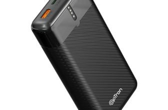 Ptron Dynamo Surge 20000Mah 22.5W Fast Charging Power Bank, Supports Vooc/Wrap/Dash Usb Charging, 20W Pd Fast Charging, 3 Outputs, 1 Input & Multiple Layers Of Protection (Black)
