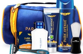 Park Avenue Good Morning Grooming Collection 7 In-1 Combo Grooming Kit For Men | Gift Set For Men | Rakshabandhan Gifts For Brother | Shaving Kit For Men | Shaving Foam | After Shave | Gift Hamper For Men, Husband, Boyfriend | Free Travel Pouch Inside