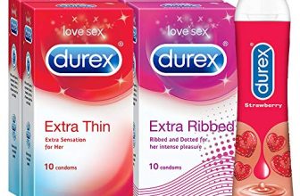 Pleasure Packs (Durex Extra Thin 10S, Extra Ribbed 10S, Extra Thin 10S, Extra Ribbed 10S, Strawberry 50 Ml)