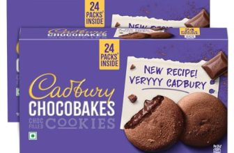 Cadbury Chocobakes Chocfilled Chocolate Cookies, 300 Grams (Pack Of 2)