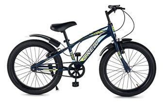 Lifelong 20T Cycle For Kids 5 To 8 Years – Bike For Boys And Girls – 85% Pre-Assembled, Frame Size: 12″ – Suitable For Children 3 Feet 10 Inch+ Height – Unisex Cycle (Crew, Blue)