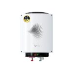 Lifelong Water Heater For Home – Water Geyser 10 Ltr With 3 Star Bee Rating – 2000W Electric Geyser For Bathroom With Metal Body & Tank -Vertical Wall Mount Hot Water 10 Litre Storage Geyser (Llswh10)