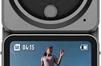 Dji Action 2 Dual Screen Combo -12Mp Digital Zoom Action Camera With Front Touchscreen, 4K Recording Upto 120 Fps& 155° Fov, Portable& Wearable,10M Waterproof,Black