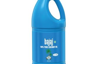 Bajaj 100% Pure Coconut Oil 1.2 Litres Jar