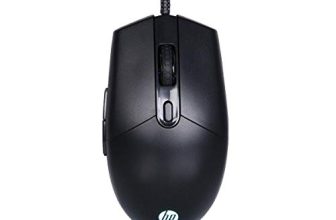 Hp M260 Rgb Backlighting Usb Wired Gaming Mouse, Customizable 6400 Dpi, Ergonomic Design, Non-Slip Roller, Lightweighted /3 Years Warranty (7Zz81Aa),Black