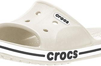 Crocs Unisex-Adult Bayaband Slide White/Navy 8 Men/ 9 Uk Women (M9W11) (205392-126)
